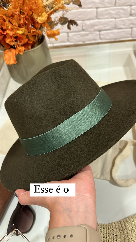 CHAPÉU FEDORA FELT - personalizável