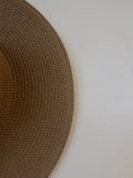 KIT CHAPÉU COM FAIXA MARROM + BOLSA BERLIM