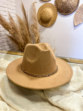 CHAPÉU FEDORA - Faixa Ouro