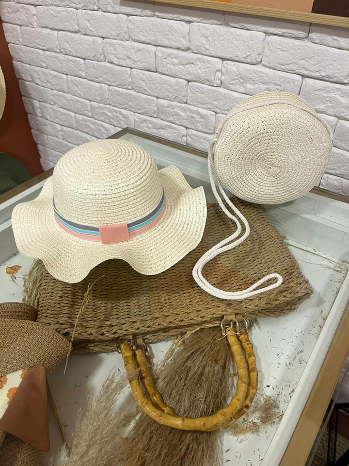 KIT CHAPÉU VERSALHES INFANTIL + BOLSA